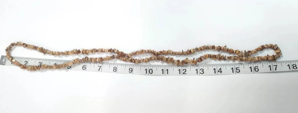 New Picture Jasper Freeform Chip Beads Strand Chakra Healing Stones Grounding... - Image 4 of 4