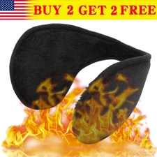 Winter Fleece Ear Muffs Ear Warmer Cover Men Women Behind the Head Design
