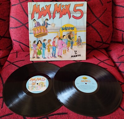 MAX MIX 5 SPAIN 1987 LP (1ª Parte) LUCIA Mel & Kim DAVID LYME Steve Clark