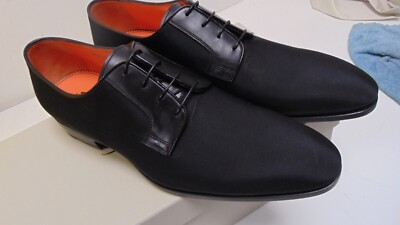 SANTONI NEW ELEGANT BLACK LACE COLLECTION 720.00 CART.43.5 SHLINE-103