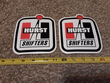 Lot Of 2 Vintage Hurst Shifter Racing Decals Stickers Nhra Hot Rod Gasser Retro