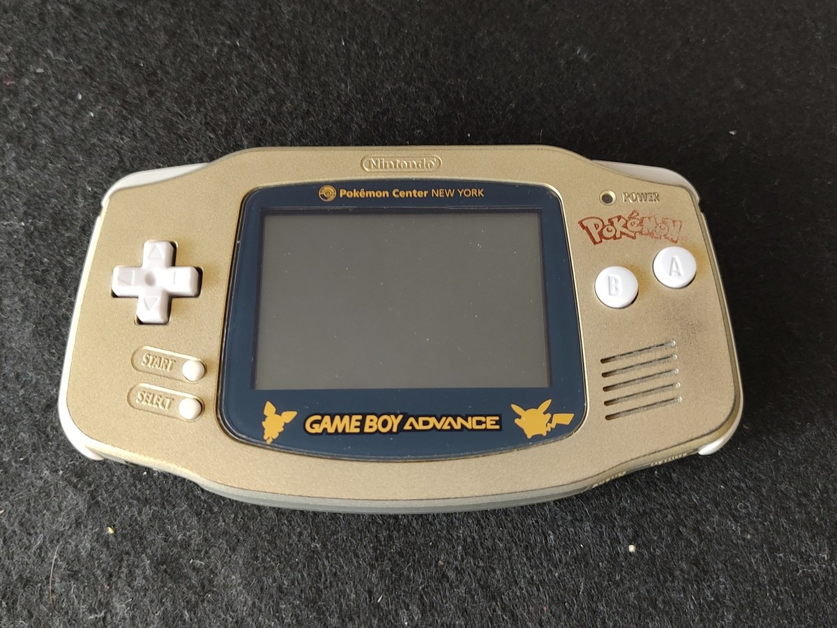 Pokemon Center NEW YORK Limited PIKACHU Gold GAMEBOY ADVANCE Pokemon Center NEW YORK Limited PIKACHU Gold GAMEBOY ADVANCE