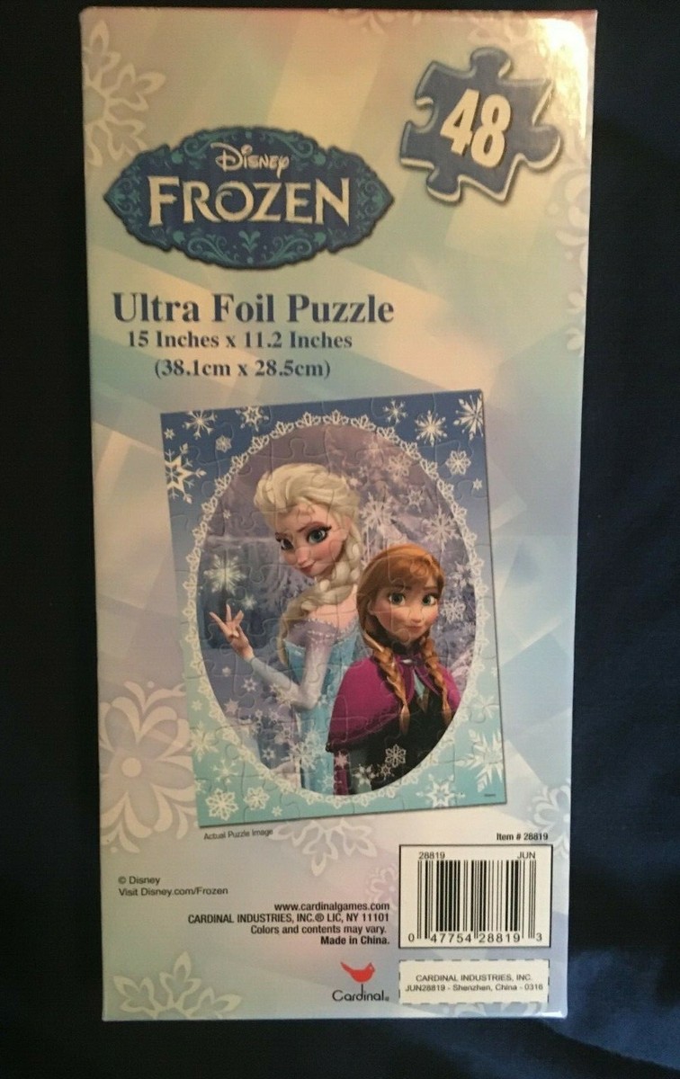 Frozen Ultra-Foil Puzzle, 48 Pieces, 15 X 11.2 in. | eBay