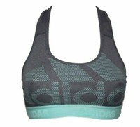 Sport Bh Sports Adidas DH4443 Drst Don`T Rest Alphaskin Grau Mint Xs 34 Neu