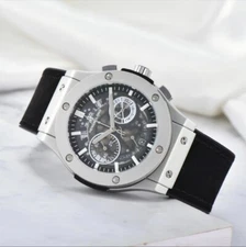 Large disc multi-function fashion watch