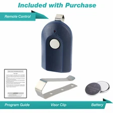 For Genie Garage Door Visor Remote Opener Intellicode ACSCTG Type 1 GIT-1 Blue
