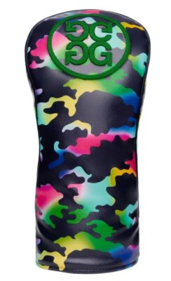 G/FORE Circle G’s Multicolor Embroidered Velour Lined Camo Driver ...