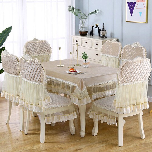 European Tablecloth Chair Cover Embroidered Dining Table Cloth Chair Cover Home