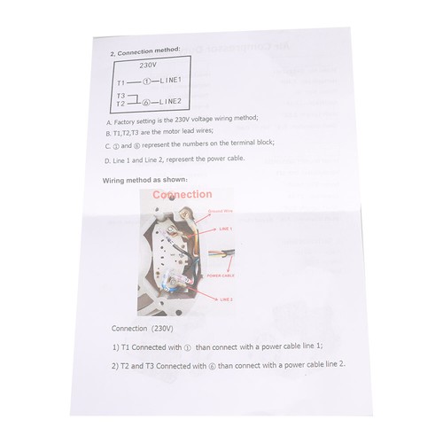 5 HP Compressor Duty Electric Motor 1 Phase 3450 RPM 56HZ Frame 7/8" Shaft 230V - Picture 13 of 13