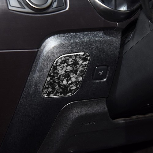 50Pcs Forged Carbon Fiber Kits Full Interior Trim Cover For Ford Mustang 2015-22 - Picture 9 of 22