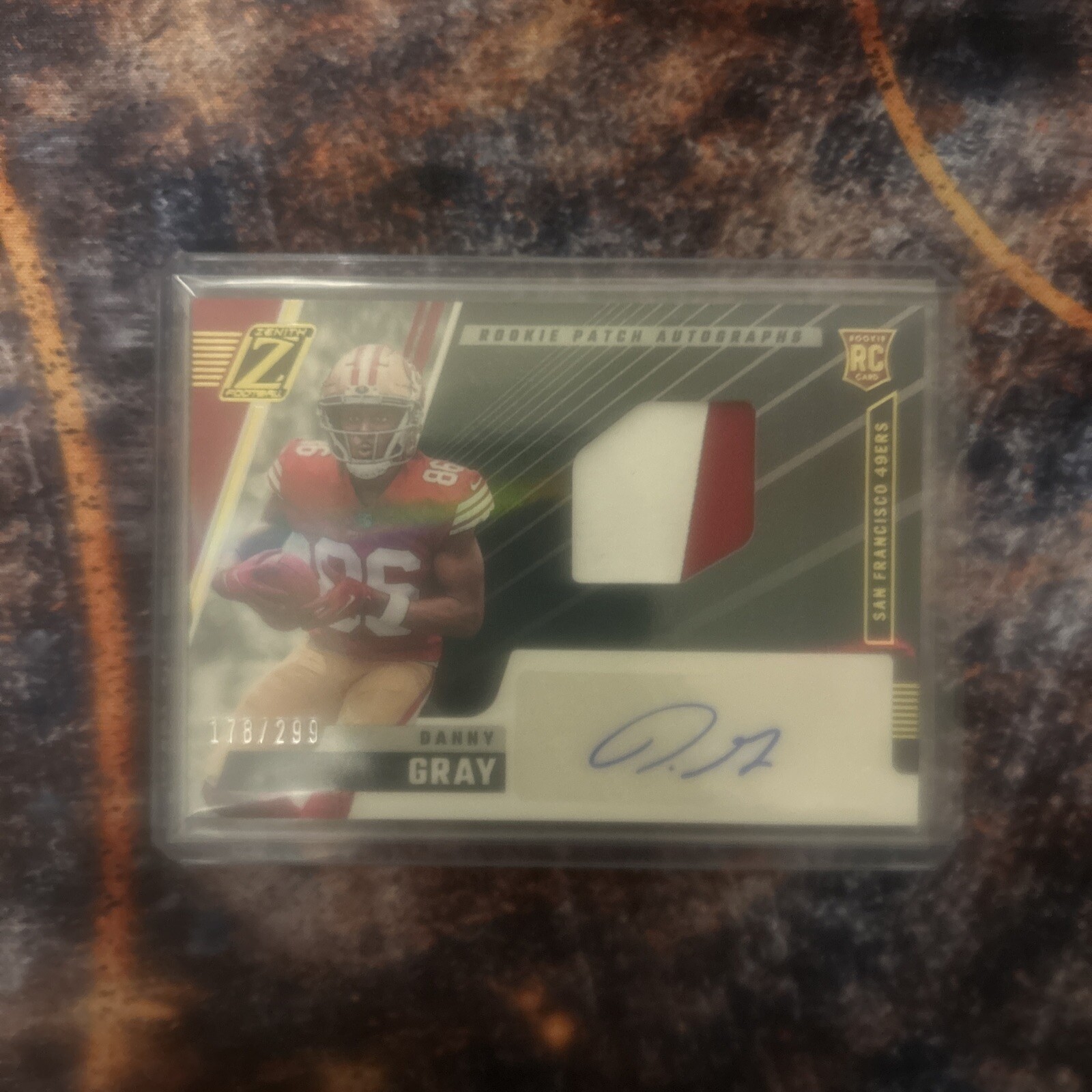 2022 Panini Zenith Danny Gray Rookie Patch Auto SP #/299 #233