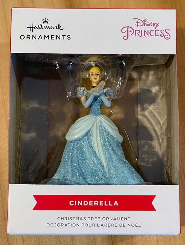 ^ HALLMARK ORNAMENT -  DISNEY PRINCESS - CINDERELLA - NEW in BOX