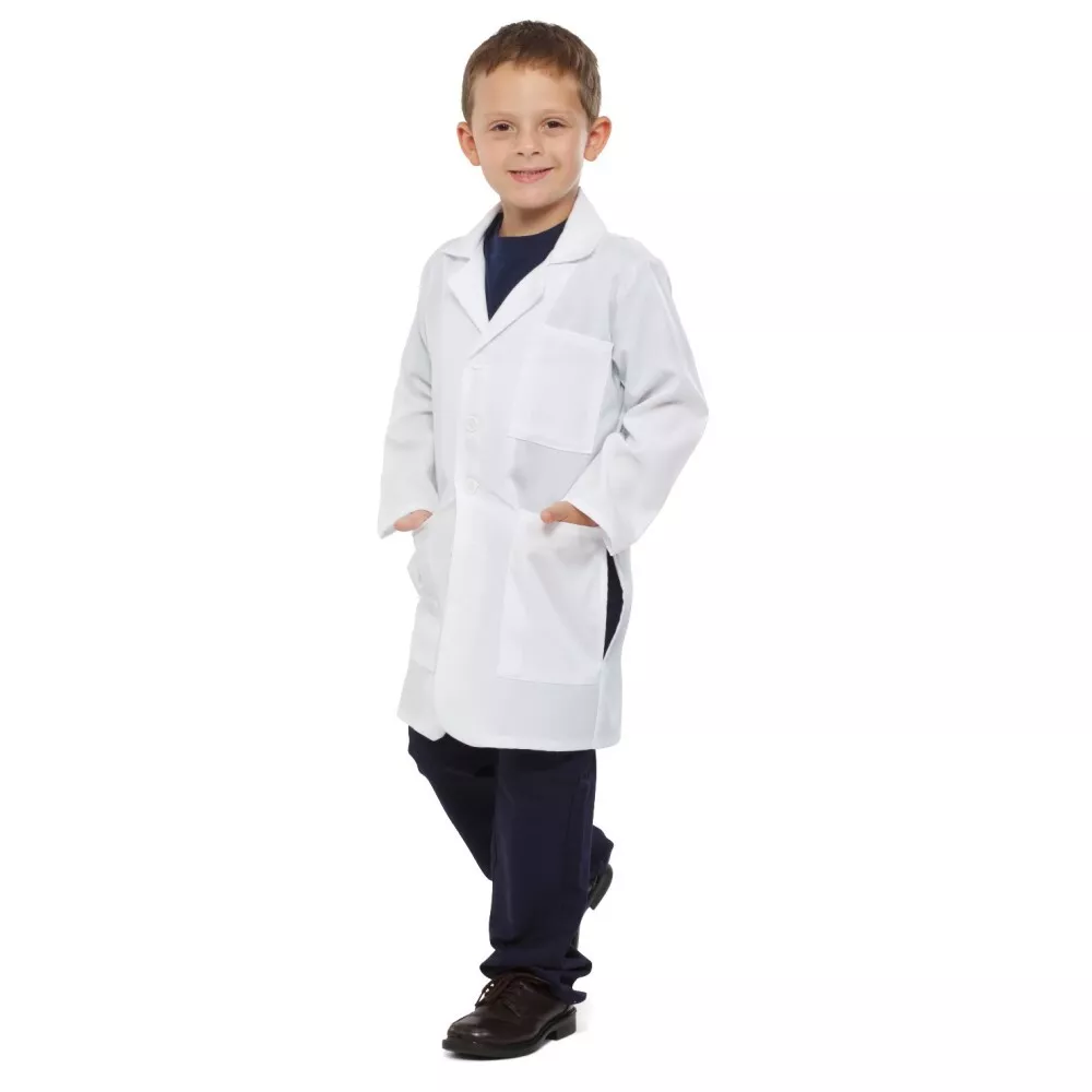 Dress Up America Lab Coat for Kids 3 4 Length Doctor s Lab Coat