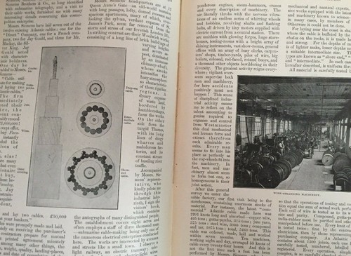 Atlantic Cable Laying Steamer Faraday Rare Victorian Photo Article 1897 Canso - Bild 2 von 4