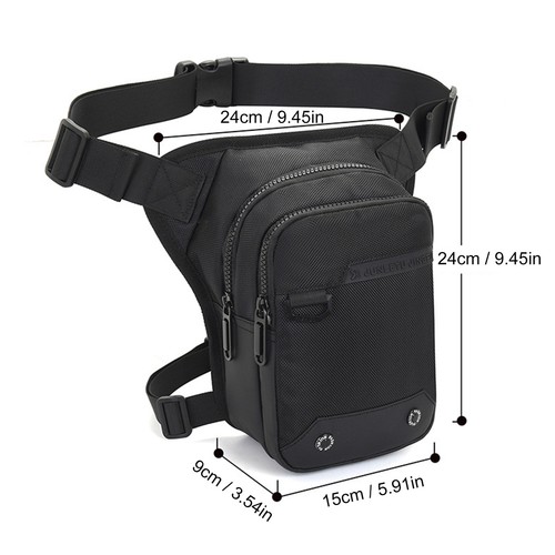 Motorcycle Leg Bag Oxford Cloth Waist Bag for Men Women Thigh Bag K0P0 - Picture 3 of 9