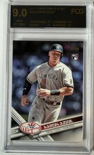 2017 Topps-Complete Set Variation Aaron Judge #287 Grey Jersey Running
