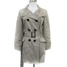 MK Michelle Clan MICHEL KLEIN trench coat spring middle length 38 Greige Used de