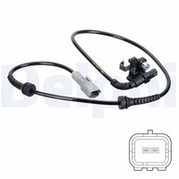 Delphi ABS Sensor Raddrehzahl SS20694 FüR Peugeot 308 1 SW CC 307 Break 3E 3A 3H