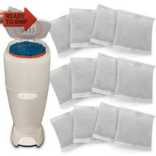 12PCS Diaper Pail Deodorizers Odor Absorber Carbon Filter Refills Compatible Wi