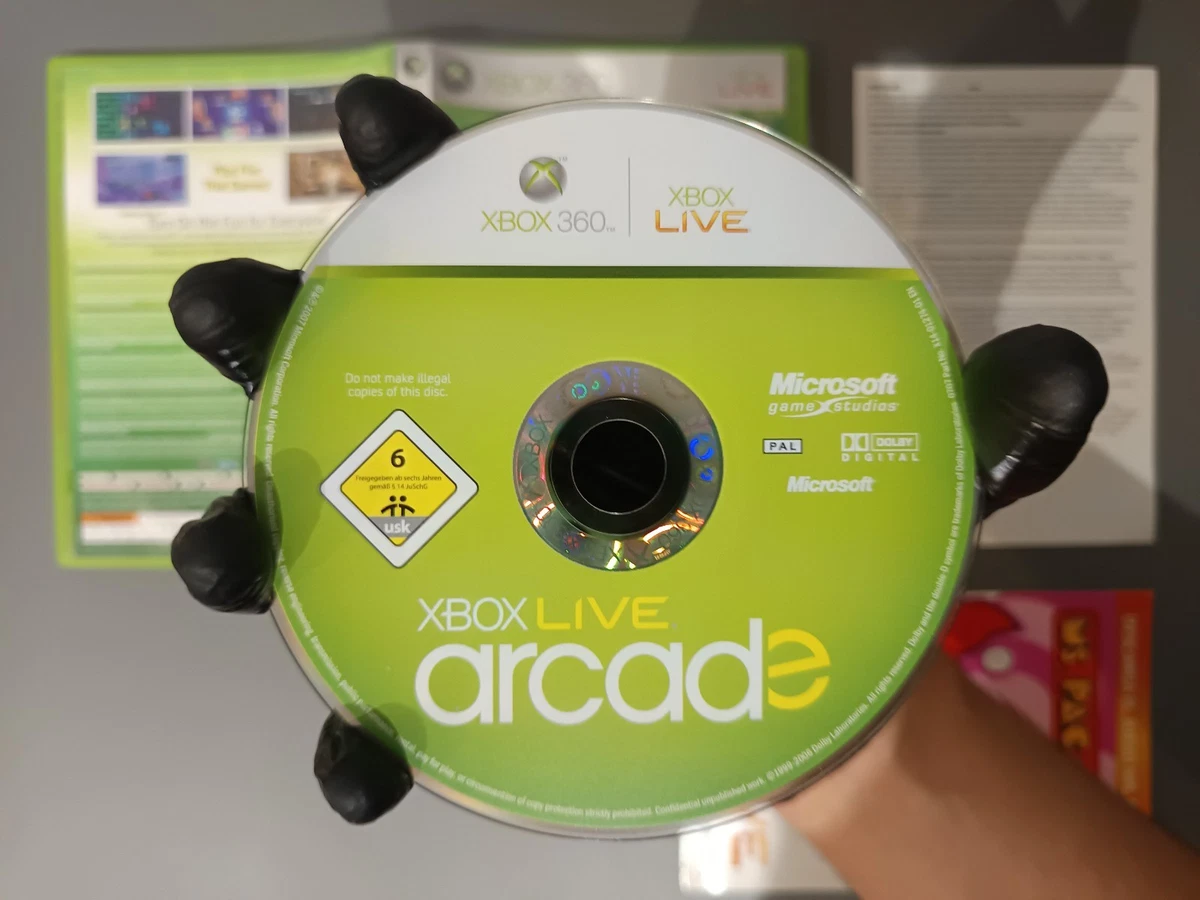 Xbox Live Arcade (Compilation Disc) | Exclusivo Xbox360 | PAL España ES Completo
