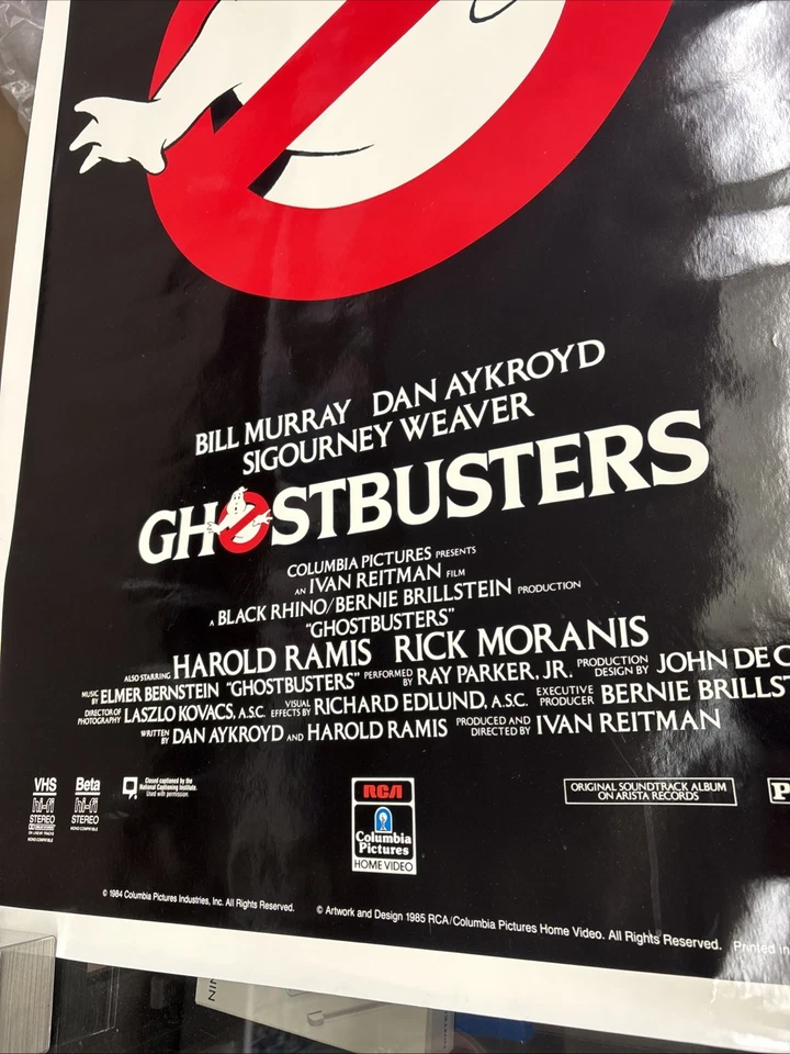 Ghostbusters Poster 1984 27x41 - Image 3 of 4