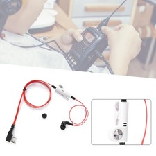 Hot 2 Pin PTT In-Ear Headset Earphone Earpiece Microphone For Walkie Talkie