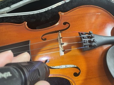 Samuel Eastman VL80 Size 4/4 Violin With Bow Hard Case 1y for sale