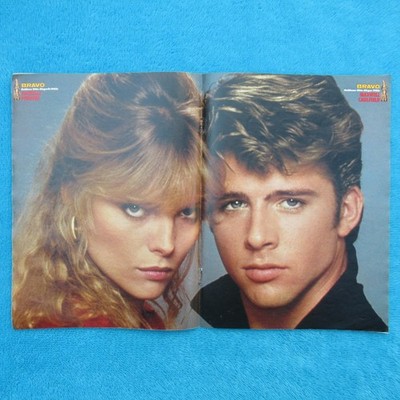 Michelle Pfeiffer Maxwell Caulfield POSTER BRAVO 2 Seiten Arnold Schwarzenegger