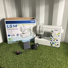 Brother LS14 Sewing Machine With Accessories and Foot Pedal - Working