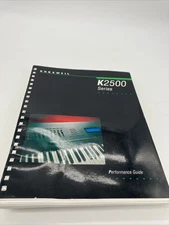 RARE *FINAL REV F Kurzweil K2500 Series PERFORMANCE GUIDE Main Manual 910252 