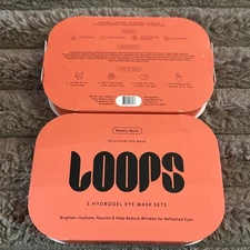 LOOPS Weekly Reset Eye Masks, Rejuvenating, Lot Of 10 - New/Sealed