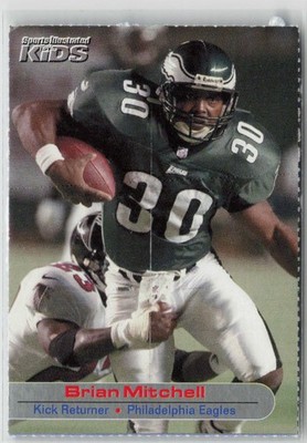 2001 Sports Illustrated Kids Brian Mitchell #32 Philadelphia Eagles Trading Card