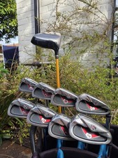 Wilson Golf Clubs , 9-Piece Driver and Irons Set (Driver+4-PW+GW) , Excellent!