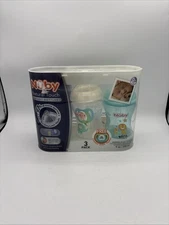 Nuby Natural Touch 9oz Infant Bottles Anti-colic Nipple + Pacifier 3 Pack 0+m