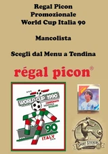 Regal Picon Promozionale Italia 90 World Cup Scegli dall'elenco Menu a Tendina