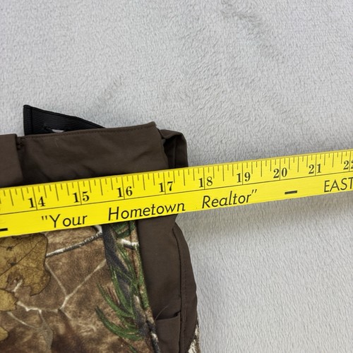 Under Armour Pants Boys XL Brown Youth Camouflage Real Tree Fleece Lined Kids - Picture 7 of 12