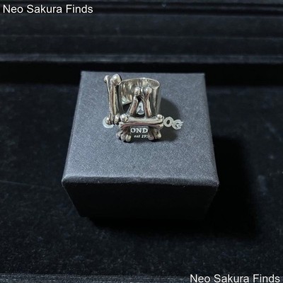 The Great Frog LA Bones Ring Größe US 6,5 mit Karton gebraucht JP aus Staubbe...