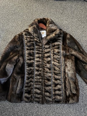 Ameri Mode Fur Jacket Women s XL