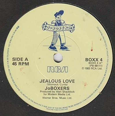 JoBoxers - Jealous Love / She's Got Sex - Used Vinyl Record 7 - E1177z