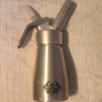 Special Blue Whipped Cream Dispenser Model 5 MPN 5 Canister Dispenser