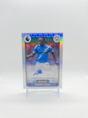 Jeremy Doku AUTO - Topps Merlin Premier League 25/26 - Man City