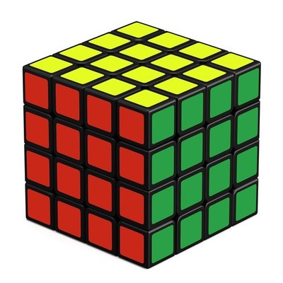 Zauberwürfel 4x4x4 Speed Würfel für Kinder Erwachsene, einfach zu drehen, bunt