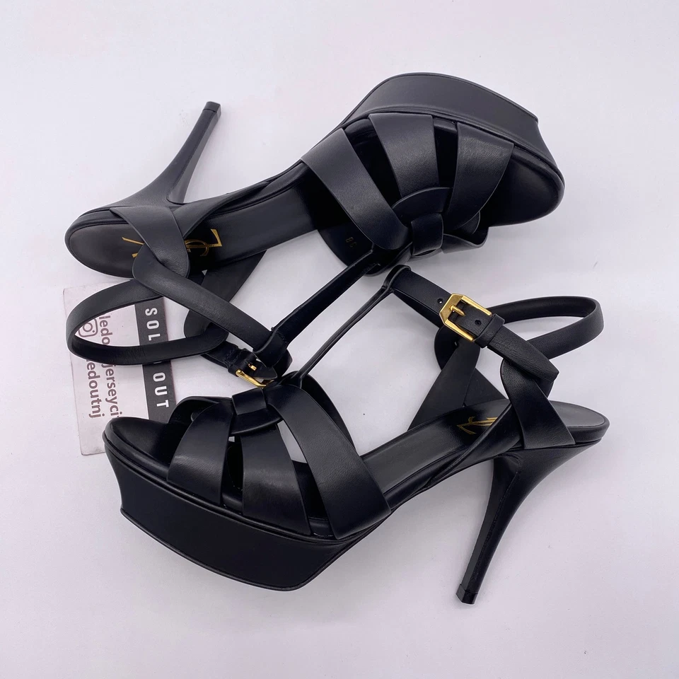 Saint Laurent Tribute "75 YSL HEELS" - Size 38 - 315490 bda00 1000.. - Image 2 of 4