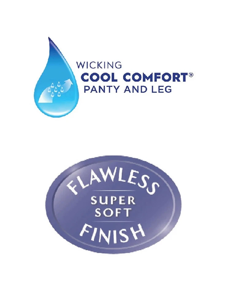 Pantimedias transparentes Hanes Silk Reflections con parte superior de control, punta reforzada, paquete de 6 Foto 3 de 4