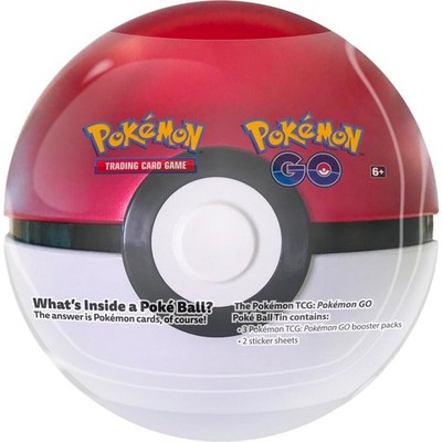 POKÉMON TCG Pokemon GO Pokeball Tin - Case of 6 Tins (3 packs PER tin)