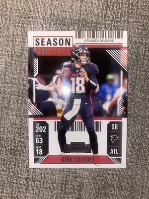 2024 Panini Contenders Football Kirk Cousins No. 4 Atlanta Falcons