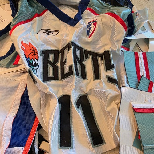 WNBA Teresa Weatherspoon Game Worn Jersey Scraps from Fleer New York Liberty - Picture 5 of 6