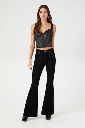 FOREVER 21 Satin Bustier Crop Top - Picture 5 of 5