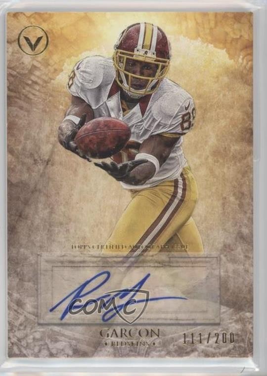 2012 Topps Valor Centurion 111/200 Pierre Garcon #CA-PG Auto c7e