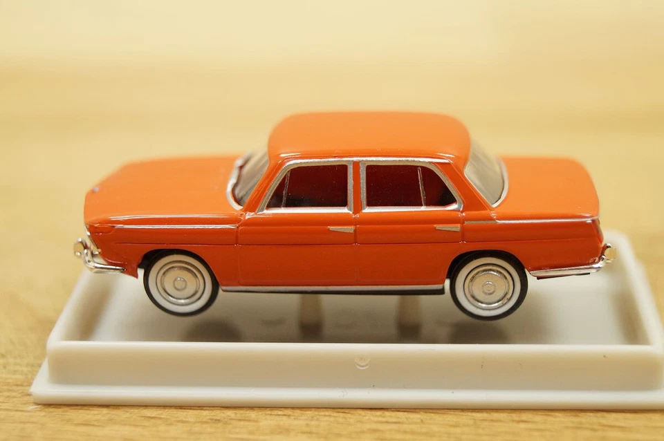 Ho 1:87 BREKINA 24424 BMW 1500 " Rosso-Arancio " Nuovo IN Conf. Orig. - Immagine 3 di 4